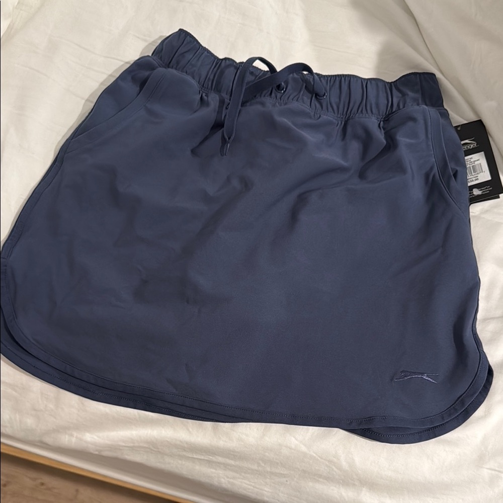 Slazenger Blue Mini Skirt Casual Athletic Wear